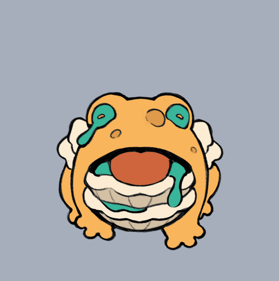 "Toxic Toad Walk Cycle"
